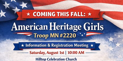 New Troop Launch! AHG MN2220 Information & Registration Day