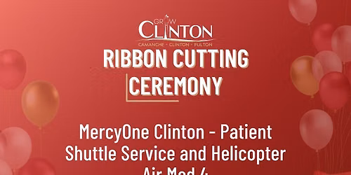 Ribbon Cutting - MercyOne - Patient Shuttle Service and Helicopter Air Med 4