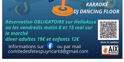 F\u00eate votive Puyricard soir\u00e9e karaok\u00e9