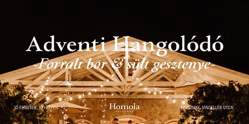Adventi hangol\u00f3d\u00f3 - Forralt bor & s\u00fclt gesztenye