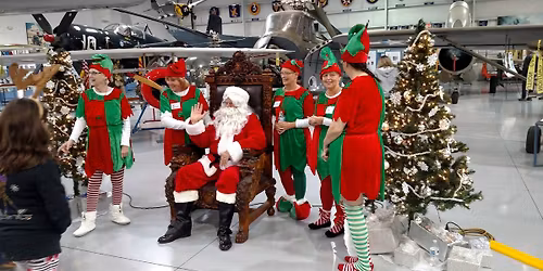 Santa Flies In at Airbase Arizona 
