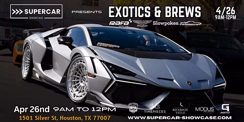 SUPERCAR SHOWCASE - Exotics & Brews Car Meet at Sawyer Yards - Cars + Coffee 