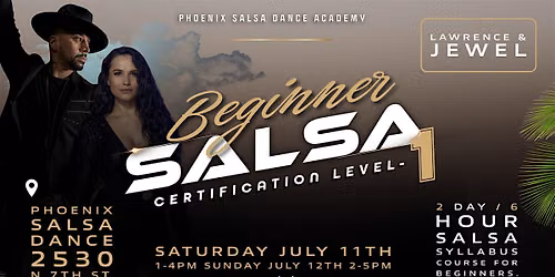 Beginner Salsa Syllabus Course with Phoenix Salsa Dance!