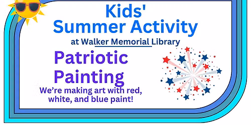 Summer Kids' Activity: Patriotic Painting