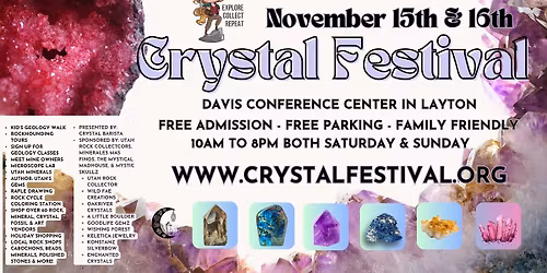 Crystal Festival - A Rock, Mineral, Gem, & Crystal Show 