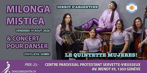 Milonga Mística &amp; Concert pour danser !