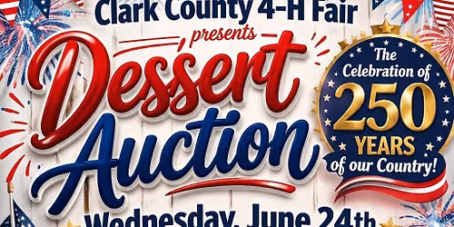 Clark County 4-H Dessert Auction