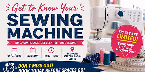 Get to Know Your Sewing Machine New Workshop