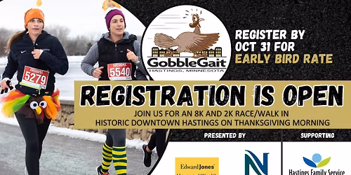 Gobble Gait Run\/Walk Benefitting Hastings Family Service