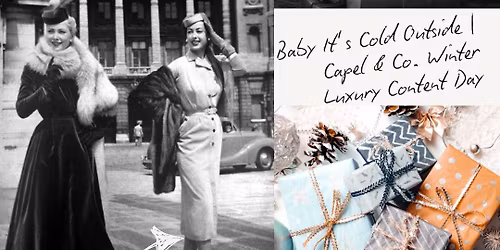 Capel & Co. | 50s Winter Luxury-Styled Content Day