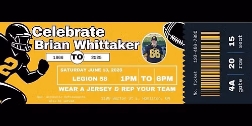 Celebration of Life for Brian Whittaker