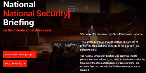 National Climate Emergency Briefing Screening