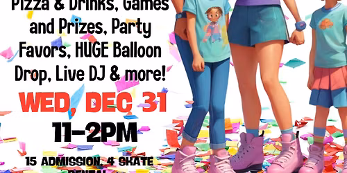 NOON YEAR'S PARTY w\/ HUGE BALLOON DROP