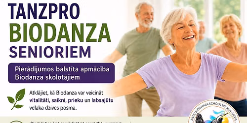 Apm\u0101c\u012bbas skolot\u0101jiem "Tanzpro Biodanza senioriem" ar Marcus Stueck & Brigitte Backhaus (V\u0101cija)