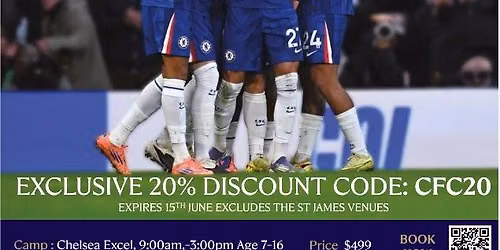 Official Chelsea FC North Carolina Soccer Camp