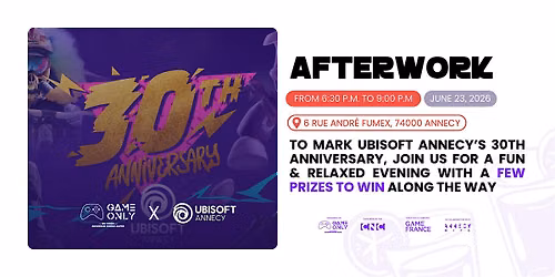 Afterwork Ubisoft Annecy