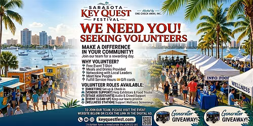VOLUNTEERS! We Need YOU!