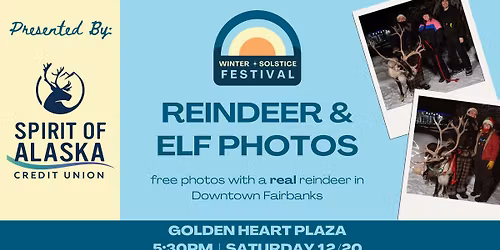 Reindeer & Elf Photos Downtown