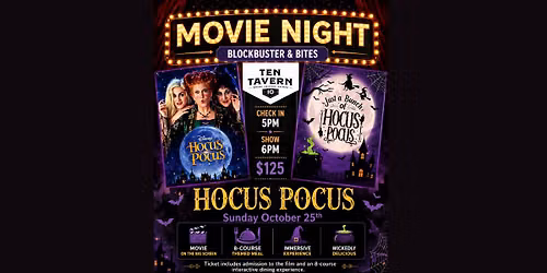 Hocus Pocus Blockbuster & Bites