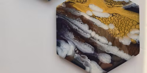 Acrylic Pouring Coaster Workshop