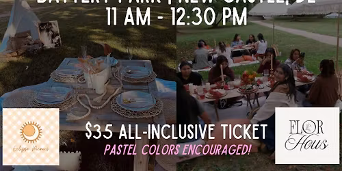 Picnic, Paint & Flower Bar