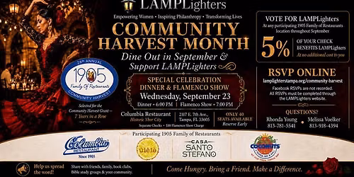 LAMPLighters Special Celebration Dinner & Flamenco Show