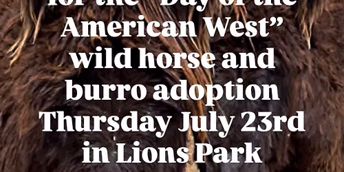 Day of the American West Wild Horse and Burro BLM Adoption