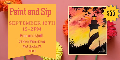 Paint and Sip at Pine and Quill