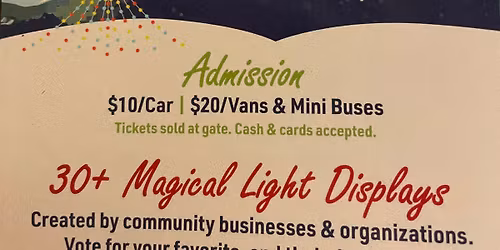 Walk with FDC through the Danville Parks&Rec Community Holiday Light Show