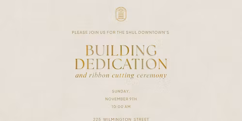 The Shul Downtown's Ribbon Cutting