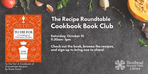 The Recipe Roundtable: Cookbook Book Club