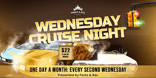 Wednesday Cruise Night @ Parks & Rec Gastropub