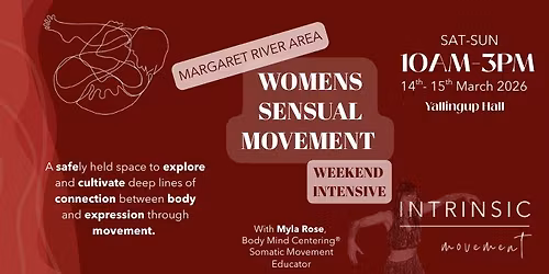 Women's Sensual Movement Intensive- Margaret River