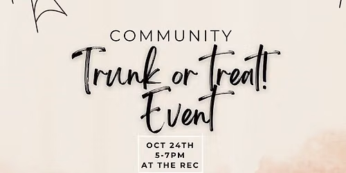 Community Trunk or Treat