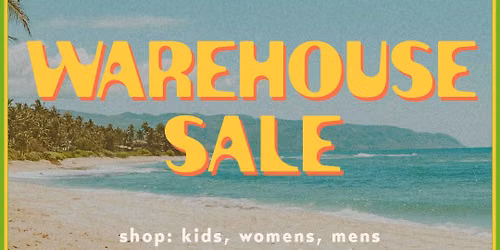 \ud83c\udf34 Feather 4 Arrow + Friends Warehouse Sale is coming to High Tide Coffee San Clemente!