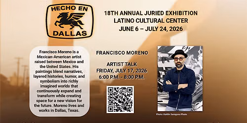 Francisco Moreno Artist Talk