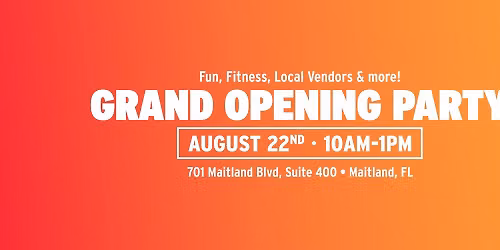 Crunch Maitland Grand Opening Party!