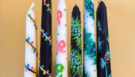 Holiday Candle Painting Workshop! \ud83c\udfa8\ud83d\udd6f\ufe0f