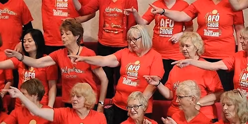 All for One Choir Sunshine Sounds Friday tea-time special!