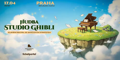 Studio Ghibli Hudba p\u0159i sv\u00ed\u010dk\u00e1ch Praha 17.04