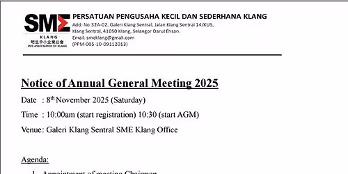 SME KLANG ASSOCIATION members 