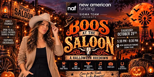 BOOS AT THE SALOON - A HALLOWEEN HOEDOWN