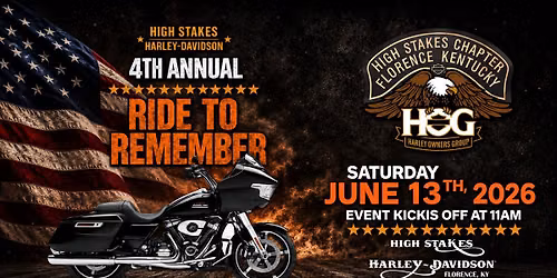 HOG 4th Annual Ride To Remember 