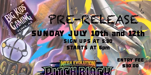 Mega Evolution Pitch Black Pre-release 