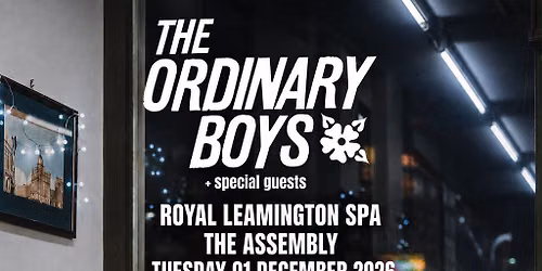 THE ORDINARY BOYS Tuesday 01\/12\/26