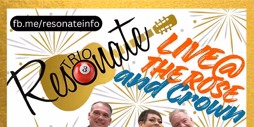 Resonate TRIO - LIVE@ The Rose and Crown (Stelling Minnis)