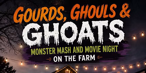 Gourds Ghouls and Ghoats at Mason Estates Farm
