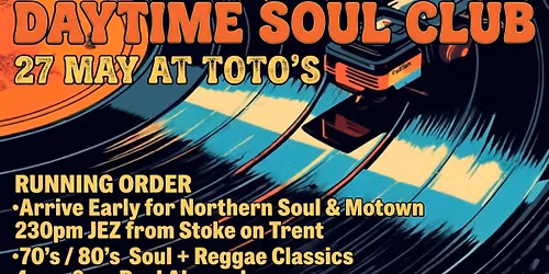 wednesday daytime soul club 27 may