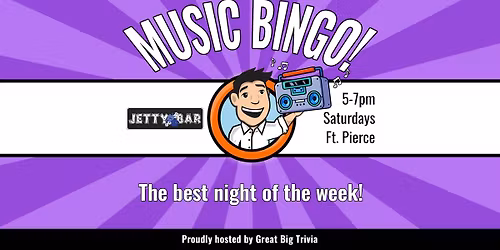 Music Bingo @ Jetty Bar | Hang out, win big in Ft. Pierce