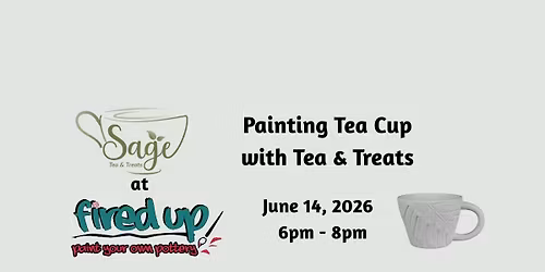 Sage Tea & Treats Painting Tea Party